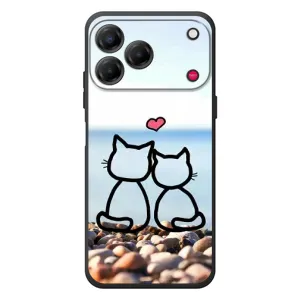 Силиконовые Чехлы Любимому человеку для ZTE Nubia V80 Design (Котейки)