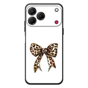 Чехол банты для ZTE Nubia V80 Design (Леопардовый принт)