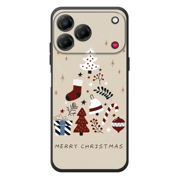 Чехол с рисунком «Merry Christmas» для ZTE Nubia V80 Design Чехол с рисунком «Merry Christmas» для ZTE Nubia V80 Design