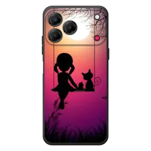 Дівчачий Чохол для ZTE Nubia V80 Design (На гойдалці)