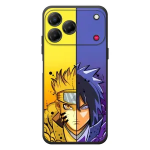 Купить Чехлы на телефон с принтом Anime для ZTE Nubia V80 Design (Naruto Vs Sasuke)