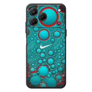 Силиконовый Чехол на ZTE Nubia V80 Design с картинкой Nike (Найк зеленый)