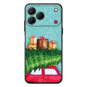 Чехол Новогодняя Елка на ZTE Nubia V80 Design (Новогодние подарки)