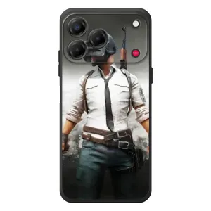 Силиконовый чехол с картинкой "Герой Pubg" на ZTE Nubia V80 Design (Пабг)