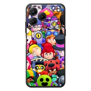 Силиконовый Чехол на ZTE Nubia V80 Design с картинкой Brawl Stars (Персонажи)