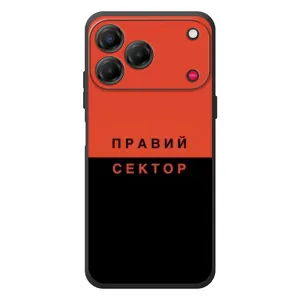 Чехлы УПА (Красно-Чёрный) на ZTE Nubia V80 Design (Правый Серктор)