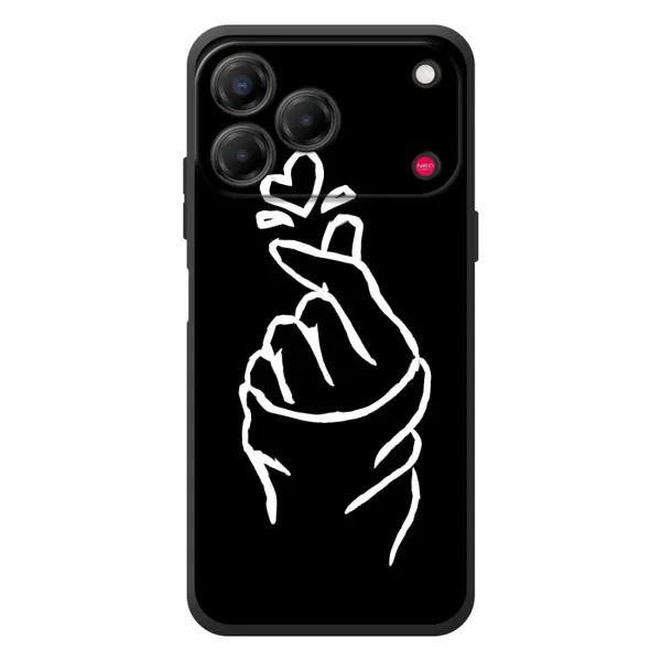 Чехол с рисунком «Сердце на черном» для ZTE Nubia V80 Design Чехол с рисунком «Сердце на черном» для ZTE Nubia V80 Design