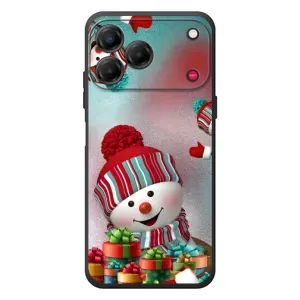 Чехлы на Новый Год ZTE Nubia V80 Design (Снеговик в шапке)