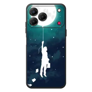 Чохол (ТПУ) з планетами на ZTE Nubia V80 Design (To The moon)