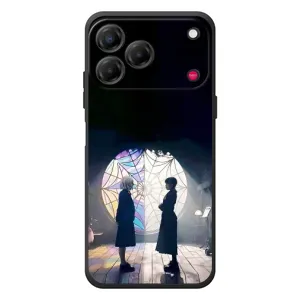 Чехлы с принтом Уэнсдей на ZTE Nubia V80 Design (Уэнсдей и Энди)