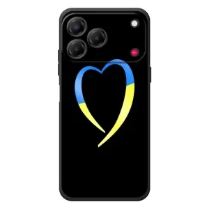Силиконовый Чехол на ZTE Nubia V80 Design (Я-Украина) (Украинское сердце)