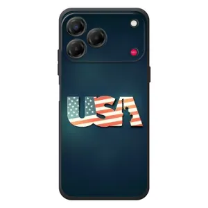 Чехол Флаг USA для ZTE Nubia V80 Design (USA)