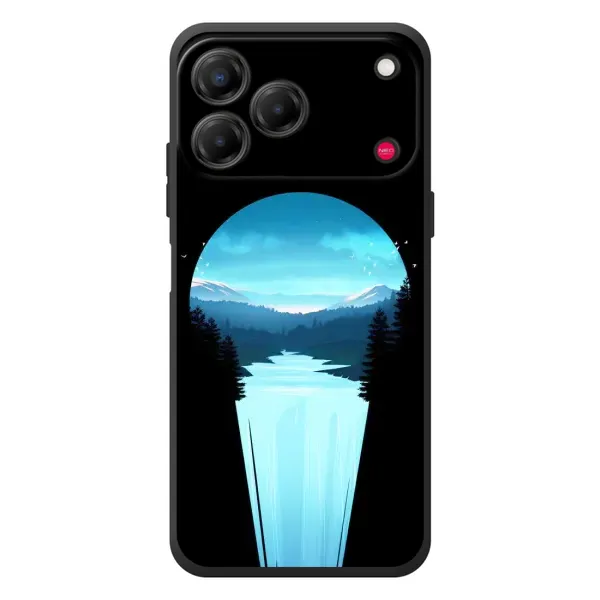 Чехол с рисунком «Синий Водопад» для ZTE Nubia V80 Design Чехол с рисунком «Синий Водопад» для ZTE Nubia V80 Design