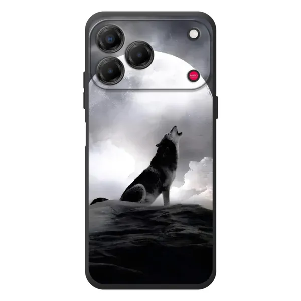 Чехол с рисунком «Волк и луна» для ZTE Nubia V80 Design Чехол с рисунком «Волк и луна» для ZTE Nubia V80 Design