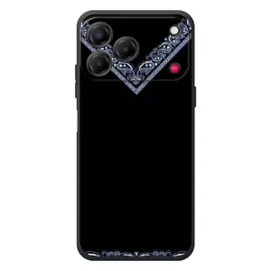 Силиконовый Чехол на ZTE Nubia V80 Design (Воротник вышиванки)