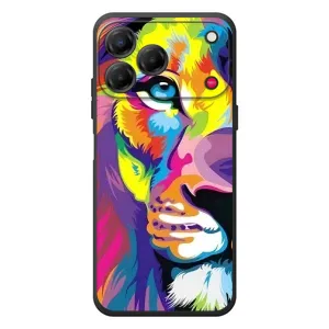 Чехол с картинкой на ZTE Nubia V80 Design (Яркий Лев)