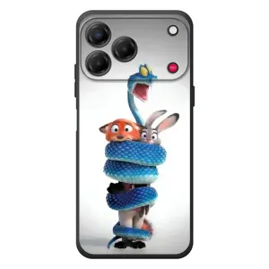 Силиконовый чехол с принтом Зоотрополіс для ZTE Nubia V80 Design (Змея Зоо)