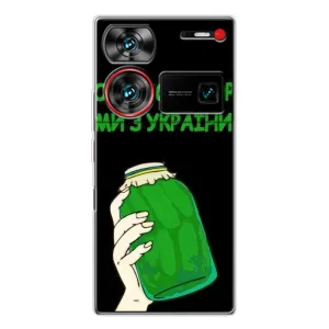 Чохол на ZTE Nubia Z60 Ultra (Український дизайн) (Банка, Доброго вечора)
