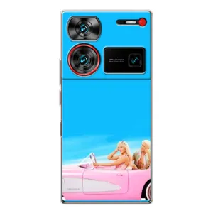 Силиконовый Чехол Барби Фильм на ZTE Nubia Z60 Ultra (Барби и Кен)