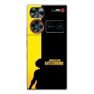 Чехол (TPU) с картинкой "Лого Пабг" на Нубия З60 Ультра (Battlegrounds)
