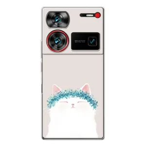 Чехол на тематику: Коты для ZTE Nubia Z60 Ultra (Белый котик)