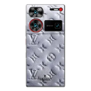 Текстурный Чехол Louis Vuitton для Нубия З60 Ультра (Белый ЛВ)