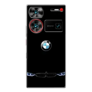 Силиконовый бампер с картинкой машины на ZTE Nubia Z60 Ultra (Черный BMW)