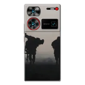 Чехлы на военную тематику для ZTE Nubia Z60 Ultra (Бой солдат)
