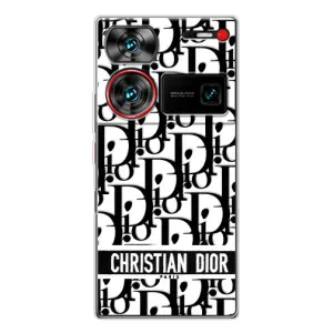 Чехол (Dior, Prada, YSL, Chanel) для ZTE Nubia Z60 Ultra (Christian Dior)