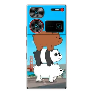 Чехлы с Пандами на ZTE Nubia Z60 Ultra (Друзья)