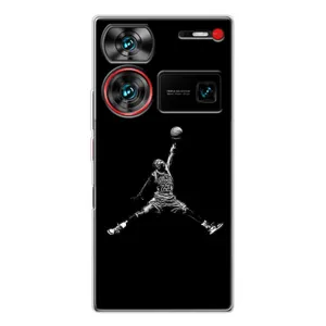 Силиконовый Чехол Nike Air Jordan на Нубия З60 Ультра (Джордан)
