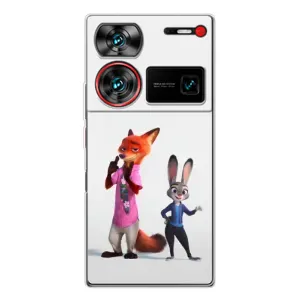 Силиконовый чехол с принтом Зоотрополіс для ZTE Nubia Z60 Ultra (Джуди и Ник)