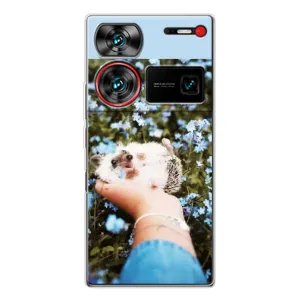 Чехлы с изображением разных животных для ZTE Nubia Z60 Ultra (Ежик на руках)