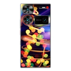 Чохол новорічна ялинка на ZTE Nubia Z60 Ultra (Гірлянди)