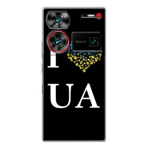Силиконовый Чехол на ZTE Nubia Z60 Ultra (Я-Украина) (I Love UA)