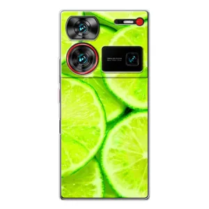 Чохол з зображенням смачної їжі для ZTE Nubia Z60 Ultra (Лайм)