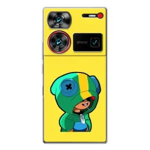 Чохол Бравл Старс для ZTE Nubia Z60 Ultra (Леон (LEON))