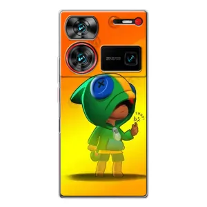 Чохол Бравл Старс для ZTE Nubia Z60 Ultra (LEON в кофті)