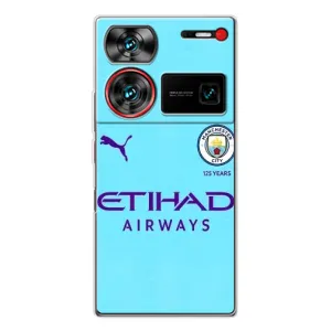 Силиконовые Чехлы принт Футбол на ZTE Nubia Z60 Ultra (Man City)