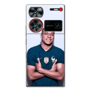 Чохол (TPU) з Футболістом на ZTE Nubia Z60 Ultra (Мбаппешичка)