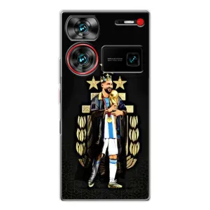 Чехлы Лео Месси Аргентина для ZTE Nubia Z60 Ultra (Месси король)