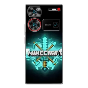 Чехол майнкрафт для ZTE Nubia Z60 Ultra (MineCraft 2)