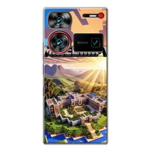 Чехол майнкрафт для ZTE Nubia Z60 Ultra (MINECRAFT)
