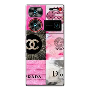 Чехол (Dior, Prada, YSL, Chanel) для ZTE Nubia Z60 Ultra (Модница)