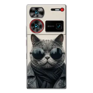 Чехол на тематику: Коты для ZTE Nubia Z60 Ultra (Модный кот)