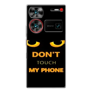 Чехол с Прикольным принтом на ZTE Nubia Z60 Ultra (Не трогай мой телефон)