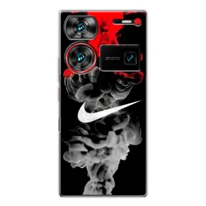Силиконовый Чехол на ZTE Nubia Z60 Ultra с картинкой Nike (Nike дым)