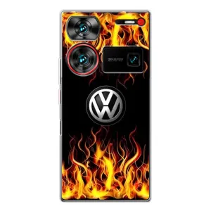 Чехол "Фольксваген" для ZTE Nubia Z60 Ultra (Огненный Лого)