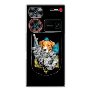 Чехол с принтом для ZTE Nubia Z60 Ultra (Патрон Воин)