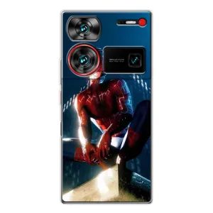 Чехол Супергерой Человека Паука на ZTE Nubia Z60 Ultra (Паук на доме)